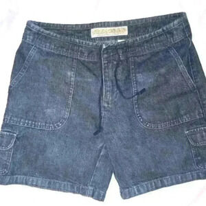 Women's Cabela Casual Jean Shorts With Extra Pockets Made in Macau Size 8